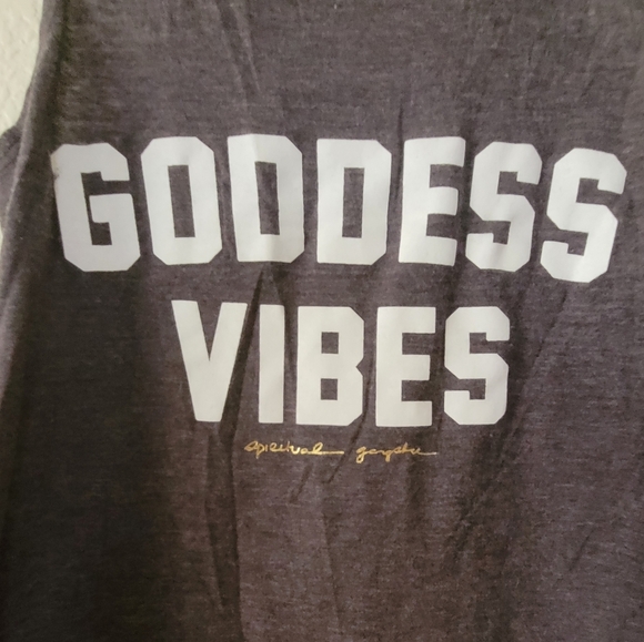 Spiritual Gangster Black And White Goddess Vibes Tank Top Size XS Womens - Picture 7 of 10